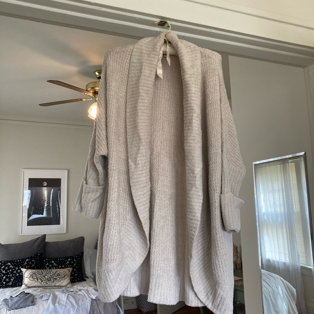 Barefoot Dreams Waffle Cocoon Cardi